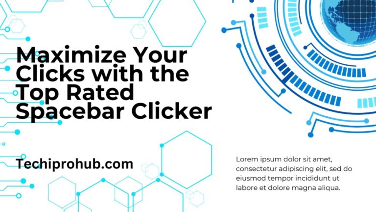 Maximize Your Clicks with the Top Rated Spacebar Clicker